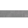 Mexen Magnifica Avenue Nero glazed porcelain tile, rectified wall tile 120 x 30 cm, matte - TL707-120-030-51