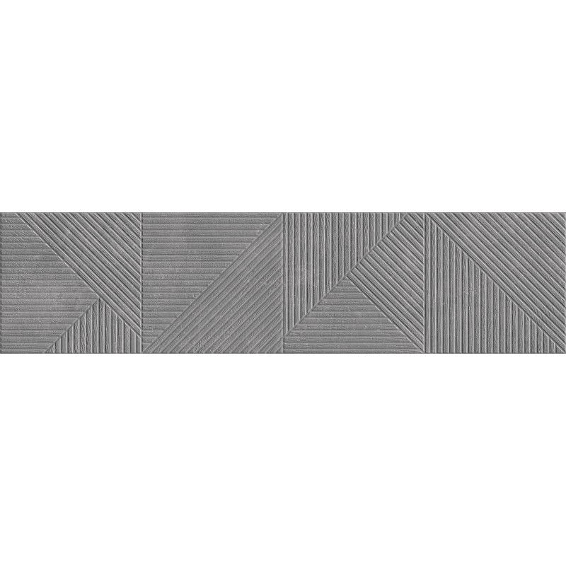 Mexen Magnifica Avenue Nero glazed rectified porcelain tile G1, wall tile 120 x 30 cm, matte - TL707-120-030-51