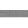 Mexen Magnifica Avenue Nero glazed porcelain tile, rectified wall tile 120 x 30 cm, matte - TL707-120-030-51