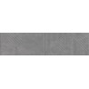 Mexen Magnifica Avenue Nero glazed porcelain tile, rectified wall tile 120 x 30 cm, matte - TL707-120-030-51