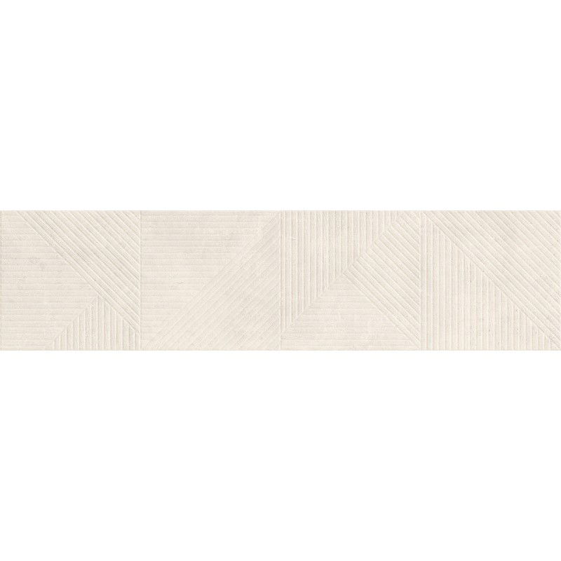 Mexen Magnifica Avenue Talc glazed porcelain rectified. G1, wall tile 120 x 30 cm, matte - TL707-120-030-52