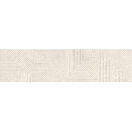 Mexen Magnifica Avenue Talc glazed rectified tile G1, wall tile 120 x 30 cm, matte - TL707-120-030-52