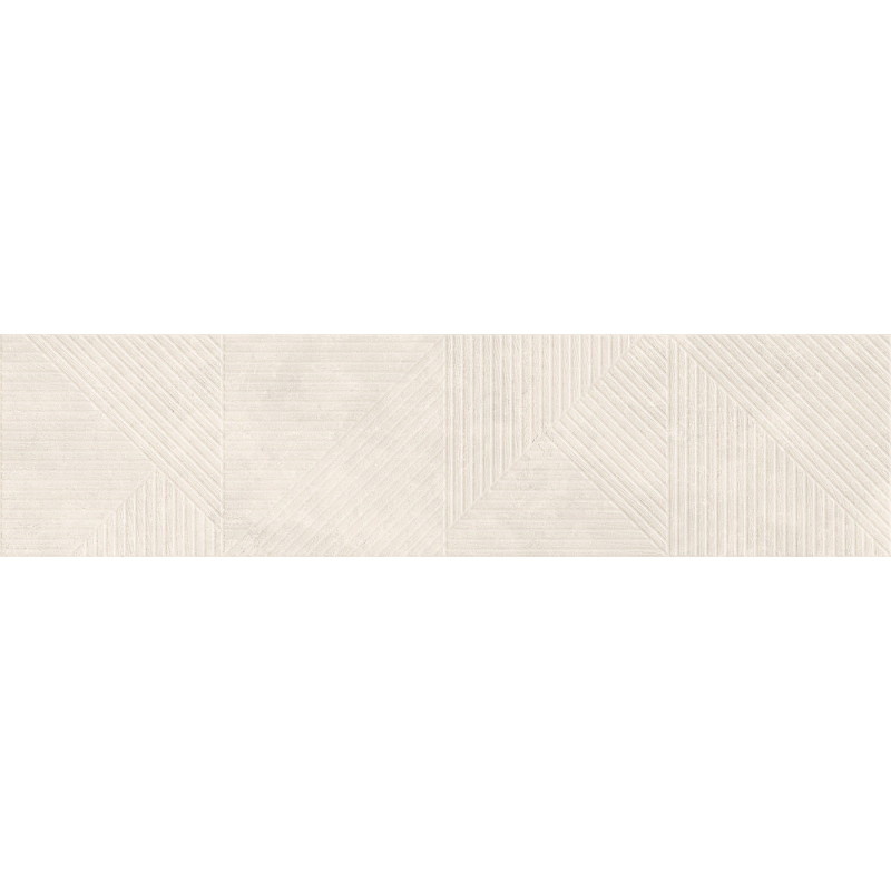 Mexen Magnifica Avenue Talc glazed rectified tile G1, wall tile 120 x 30 cm, matte - TL707-120-030-52