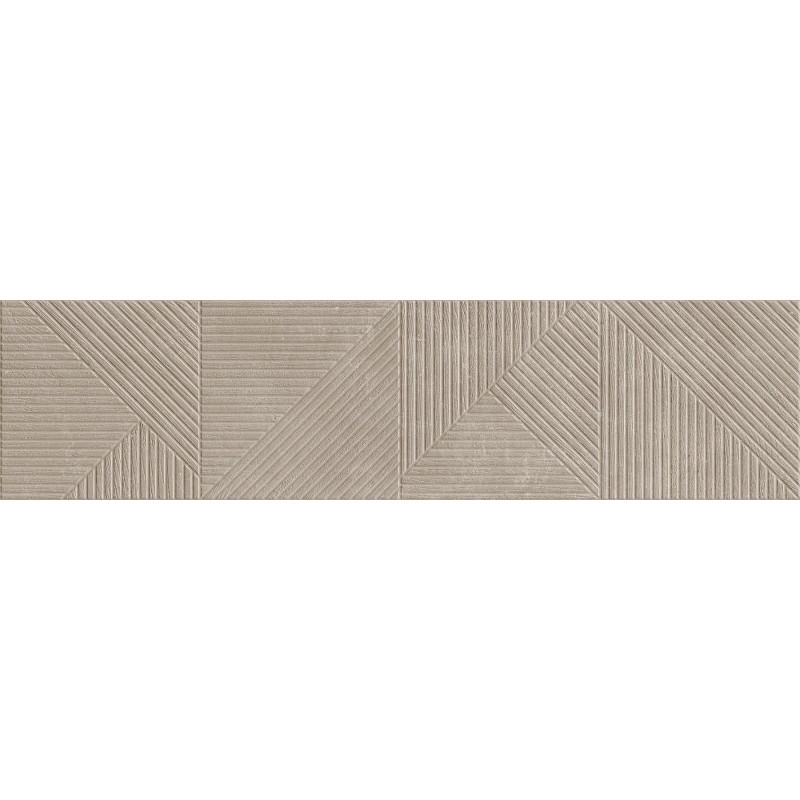 Mexen Magnifica Avenue Taupe glazed rectified porcelain, wall tile 120 x 30 cm, matte - TL707-120-030-54