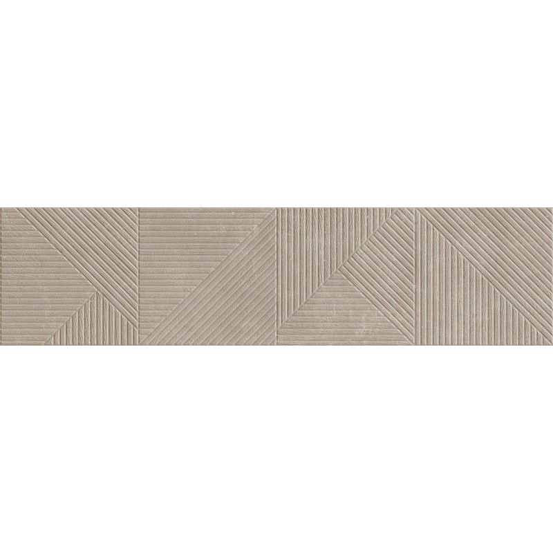 Mexen Magnifica Avenue Taupe glazed stoneware rectified G1, floor-wall tile 120 x 30 cm, matte - TL707-120-030-54