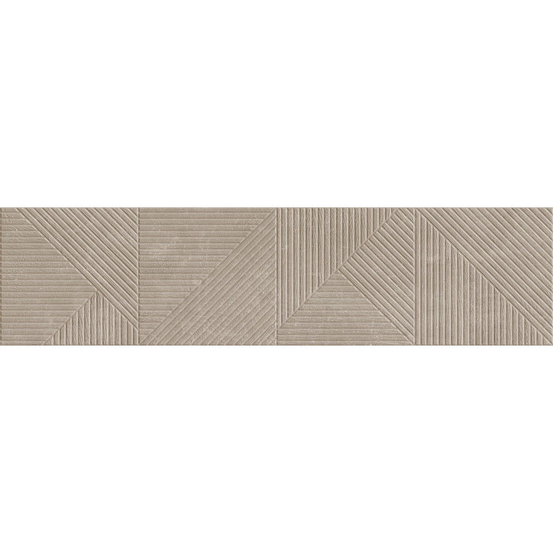 Mexen Magnifica Avenue Taupe glazed rectified porcelain, wall tile 120 x 30 cm, matte - TL707-120-030-54