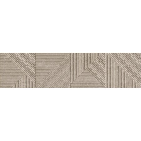 Mexen Magnifica Avenue Taupe glazed rectified porcelain, wall tile 120 x 30 cm, matte - TL707-120-030-54