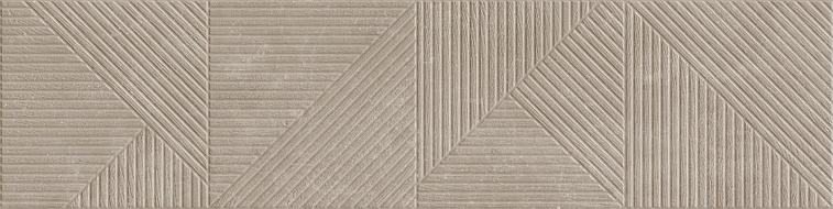 Mexen Magnifica Avenue Taupe glazed rectified porcelain, wall tile 120 x 30 cm, matte - TL707-120-030-54