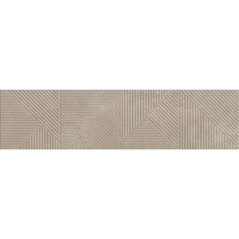 Mexen Magnifica Avenue Taupe glazed porcelain rectified. G1, wall tile 120 x 30 cm, matte - TL707-120-030-54