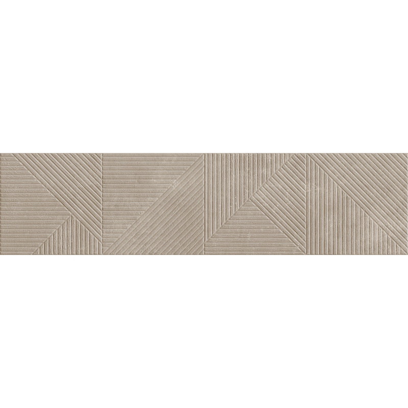 Mexen Magnifica Avenue Taupe glazed rectified porcelain, wall tile 120 x 30 cm, matte - TL707-120-030-54