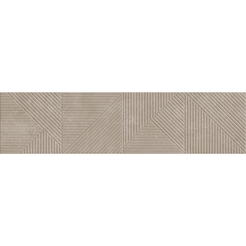 Mexen Magnifica Avenue Taupe glazed rectified porcelain, wall tile 120 x 30 cm, matte - TL707-120-030-54