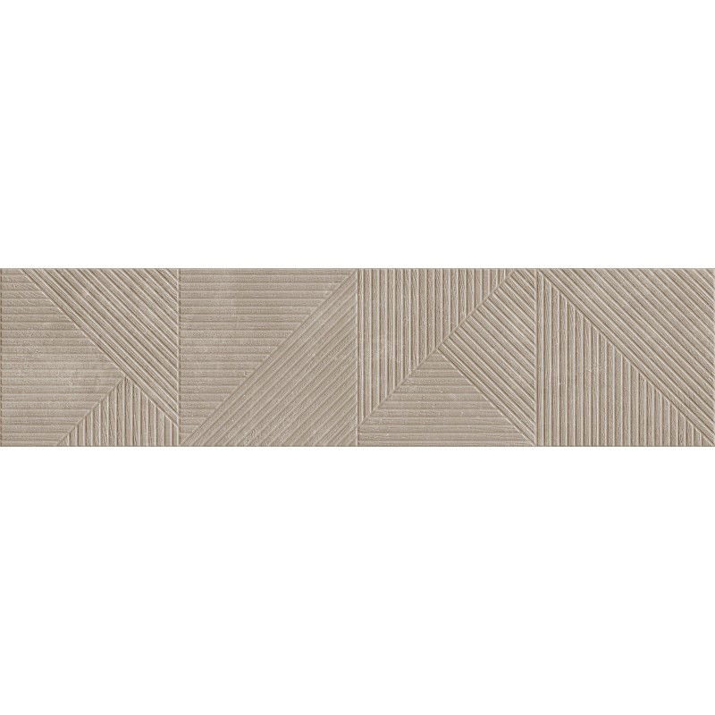 Mexen Magnifica Avenue Taupe glazed stoneware rectified G1, floor-wall tile 120 x 30 cm, matte - TL707-120-030-54
