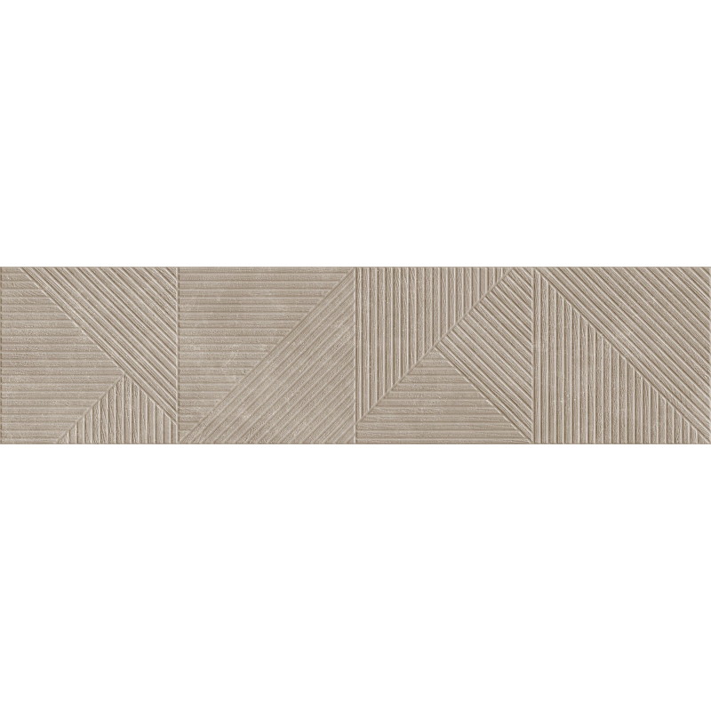 Mexen Magnifica Avenue Taupe glazed rectified porcelain, wall tile 120 x 30 cm, matte - TL707-120-030-54