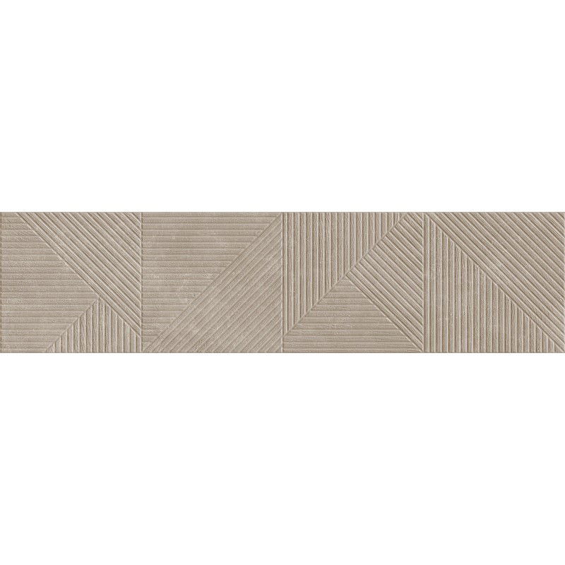 Mexen Magnifica Avenue Taupe glazed stoneware rectified G1, floor-wall tile 120 x 30 cm, matte - TL707-120-030-54
