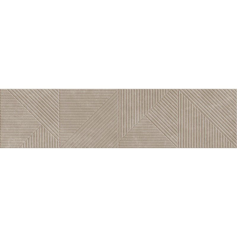 Mexen Magnifica Avenue Taupe glazed stoneware rectified G1, floor-wall tile 120 x 30 cm, matte - TL707-120-030-54