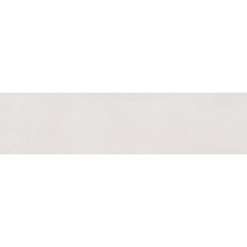 Mexen Oryol Liner White glazed rectified porcelain, wall tile 120 x 30 cm, carving - TL708-120-030-50