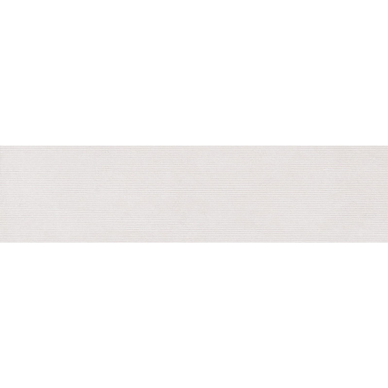 Mexen Oryol Liner White glazed rectified porcelain, wall tile 120 x 30 cm, carving - TL708-120-030-50