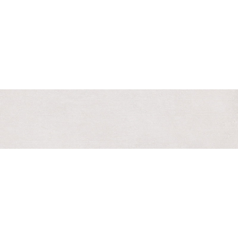 Mexen Oryol Liner White glazed rectified porcelain, wall tile 120 x 30 cm, carving - TL708-120-030-50
