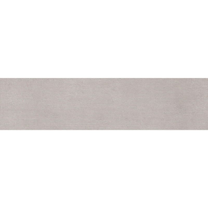 Mexen Oryol Liner Gris glazed stoneware rect. G1, wall tile 120 x 30 cm, carving - TL708-120-030-51