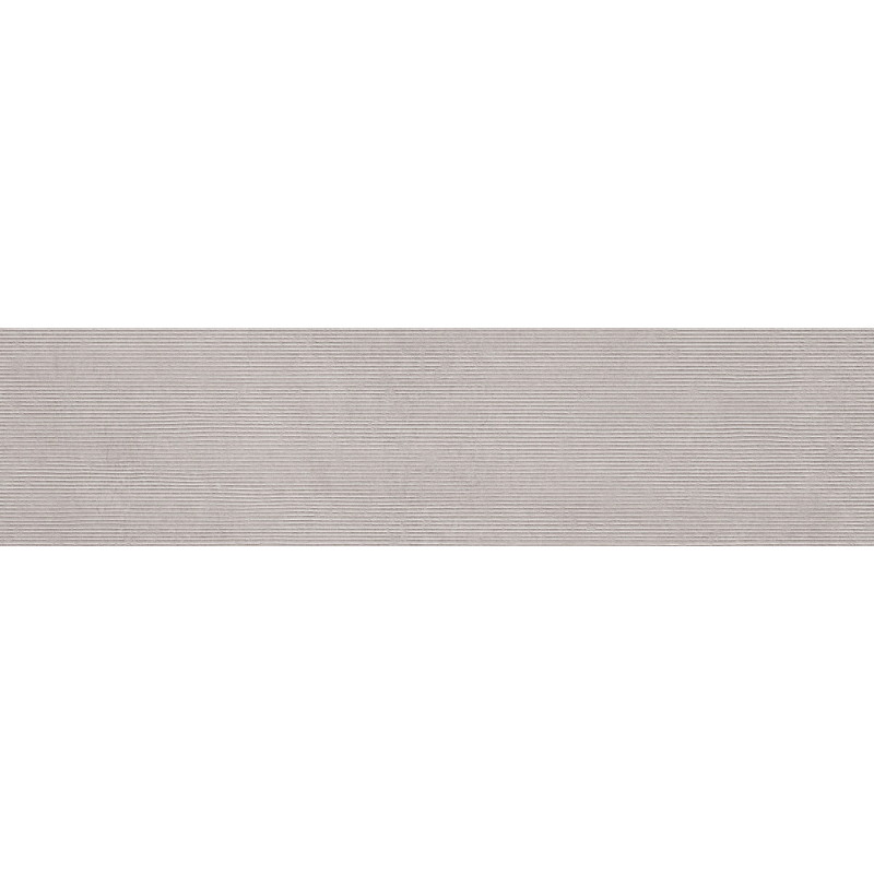 Mexen Oryol Liner Gris glazed stoneware rect. G1, wall tile 120 x 30 cm, carving - TL708-120-030-51