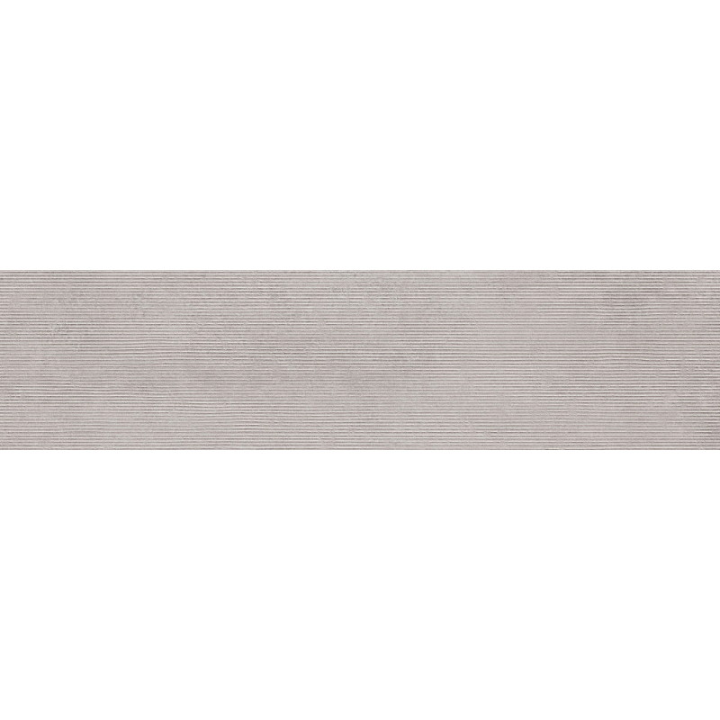Mexen Oryol Liner Gris glazed stoneware rect. G1, wall tile 120 x 30 cm, carving - TL708-120-030-51