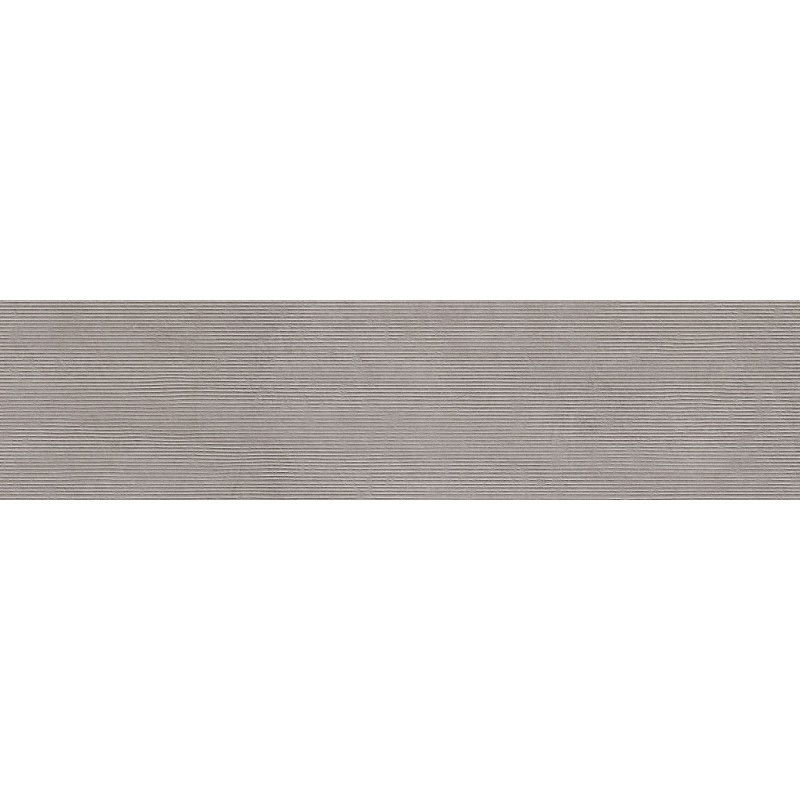 Mexen Oryol Liner Grey glazed rectified gres tile. Floor-wall tile 120 x 30 cm, carving - TL708-120-030-52