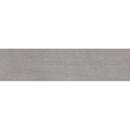 Mexen Oryol Liner Grey glazed stoneware rectified G1, wall tile 120 x 30 cm, carving - TL708-120-030-52