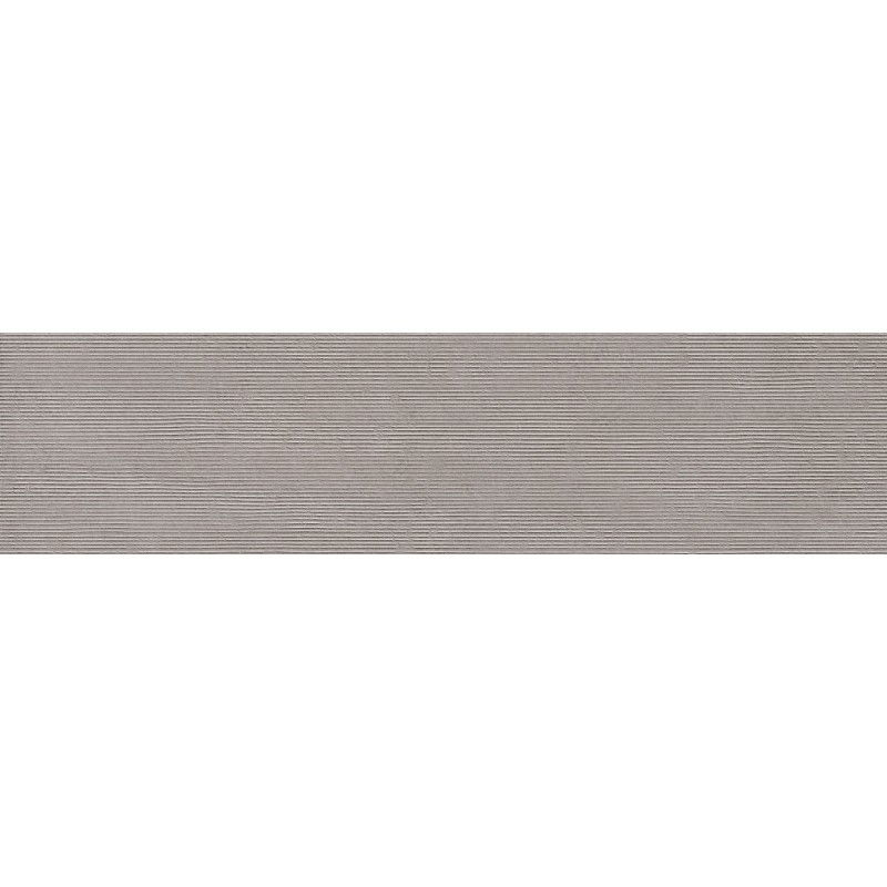 Mexen Oryol Liner Grey glazed rectified porcelain tile G1, wall tile 120 x 30 cm, carving - TL708-120-030-52