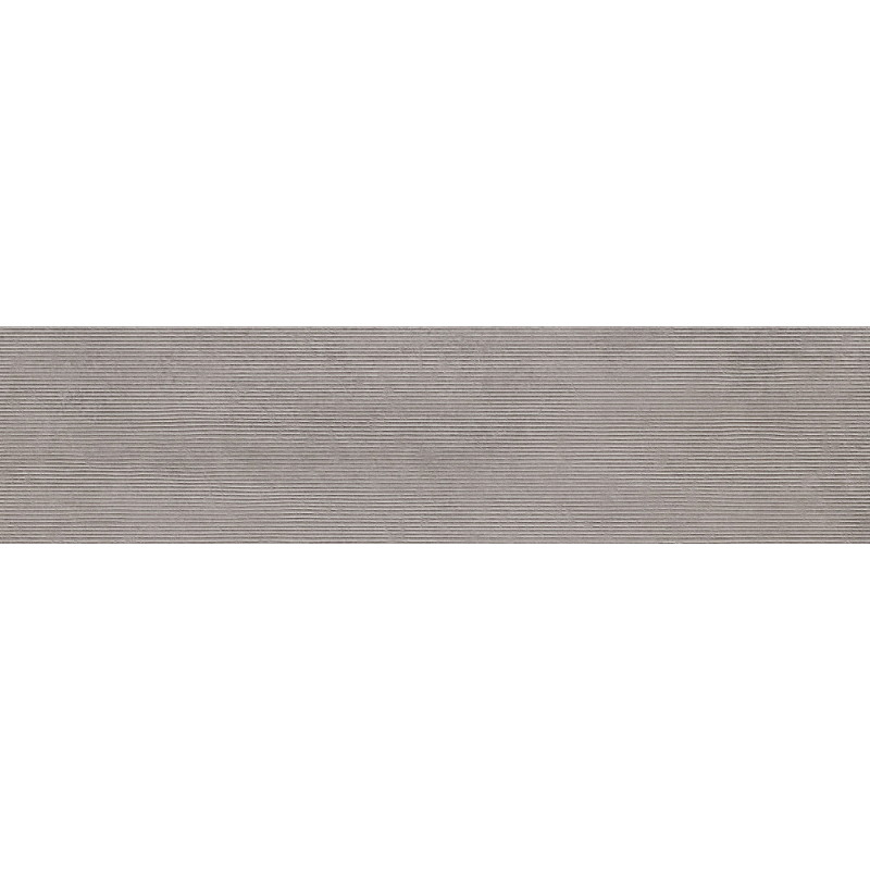 Mexen Oryol Liner Grey glazed stoneware rectified G1, wall tile 120 x 30 cm, carving - TL708-120-030-52