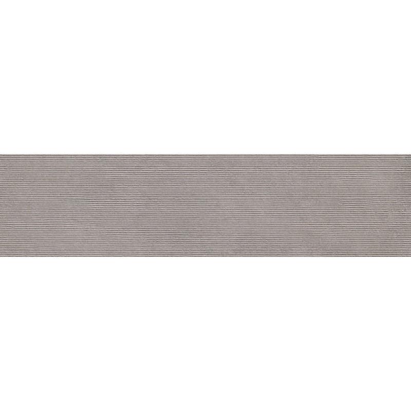 Mexen Oryol Liner Grey glazed stoneware rectified G1, wall tile 120 x 30 cm, carving - TL708-120-030-52