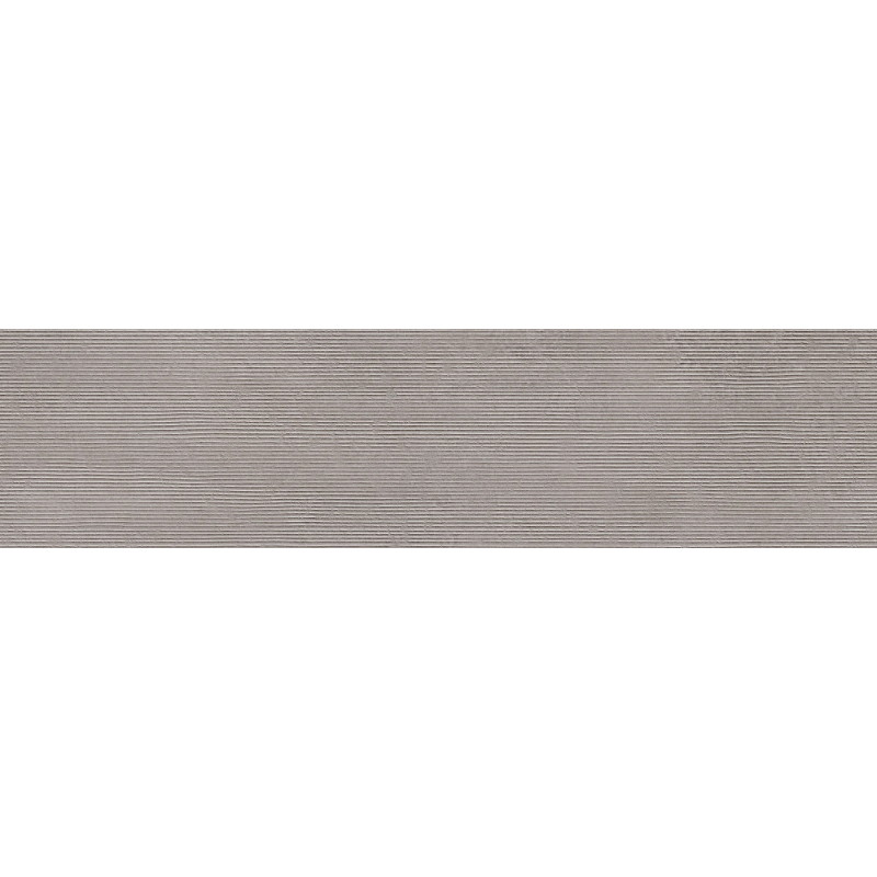 Mexen Oryol Liner Grey glazed stoneware rectified G1, wall tile 120 x 30 cm, carving - TL708-120-030-52