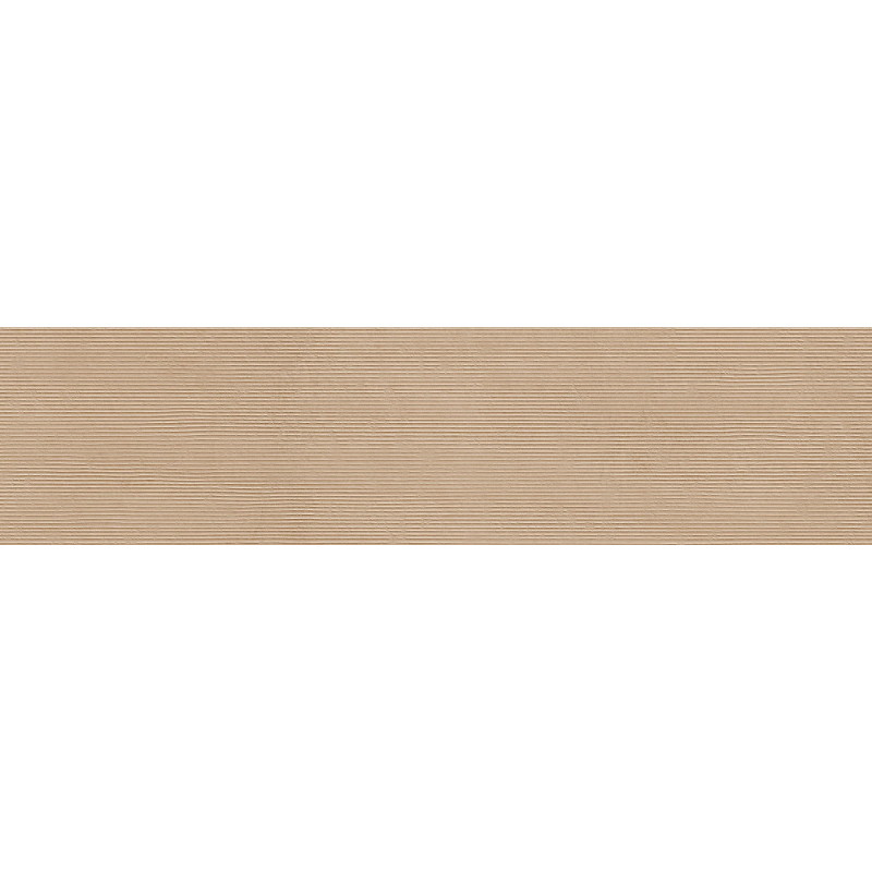 Mexen Oryol Liner Beige glazed porcelain rectified tile G1, wall tile 120 x 30 cm, carving - TL708-120-030-56
