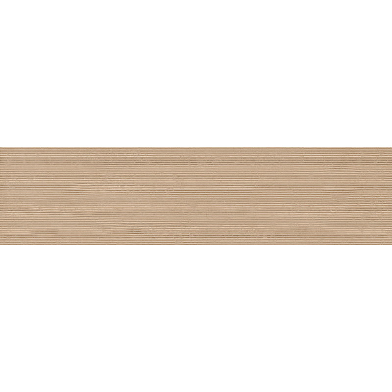 Mexen Oryol Liner Beige glazed porcelain rectified tile G1, wall tile 120 x 30 cm, carving - TL708-120-030-56