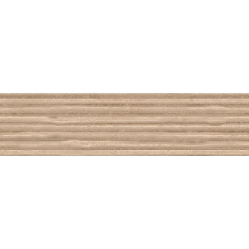 Mexen Oryol Liner Beige glazed porcelain rectified tile G1, wall tile 120 x 30 cm, carving - TL708-120-030-56