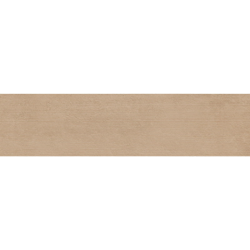 Mexen Oryol Liner Beige glazed porcelain rectified tile G1, wall tile 120 x 30 cm, carving - TL708-120-030-56