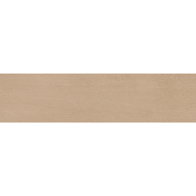 Mexen Oryol Liner Beige glazed porcelain rectified tile G1, wall tile 120 x 30 cm, carving - TL708-120-030-56