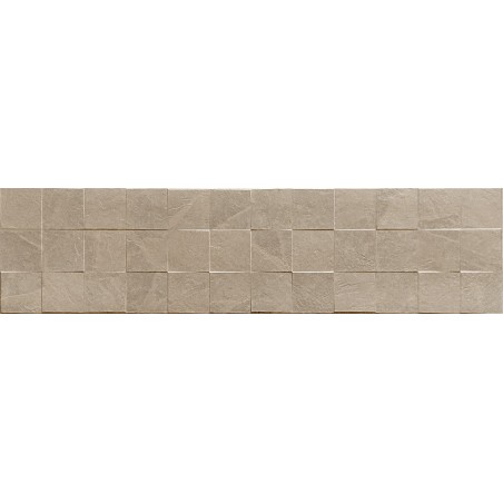 Mexen Icon Lyon Beige glazed rectified stoneware G1, wall tile 120 x 30 cm, matte - TL712-120-030-50