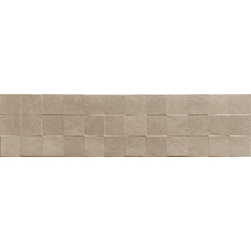 Mexen Icon Lyon Beige glazed porcelain rect. G1, wall tile 120 x 30 cm, matte - TL712-120-030-50