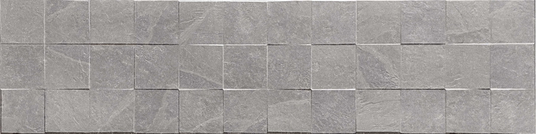 Mexen Icon Lyon Grigio glazed rectified ceramic tile G1, wall tile 120 x 30 cm, matte - TL712-120-030-51