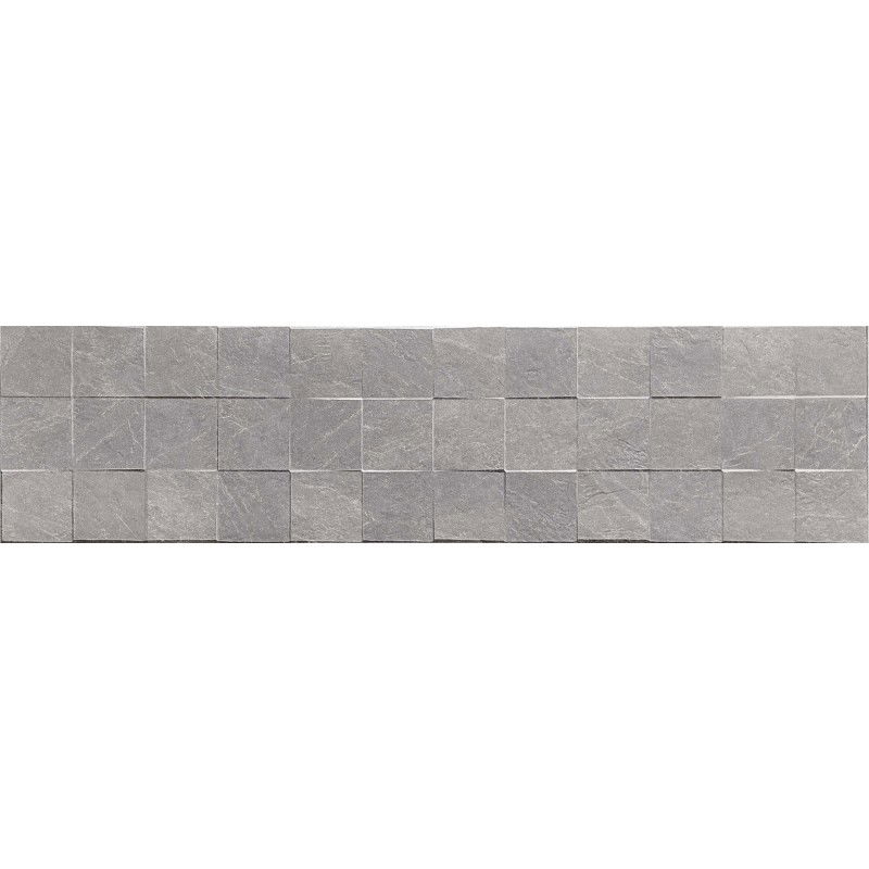 Mexen Icon Lyon Grigio glazed rectified gres tile G1, floor-wall tile 120 x 30 cm, matte - TL712-120-030-51