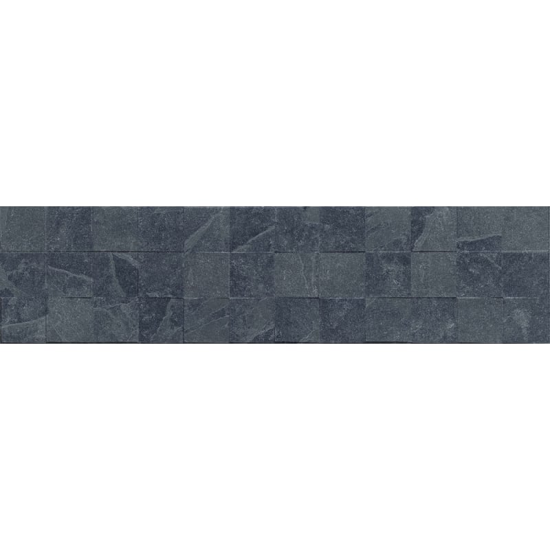 Mexen Icon Lyon Nero glazed porcelain rectified. G1, wall tile 120 x 30 cm, matte - TL712-120-030-52