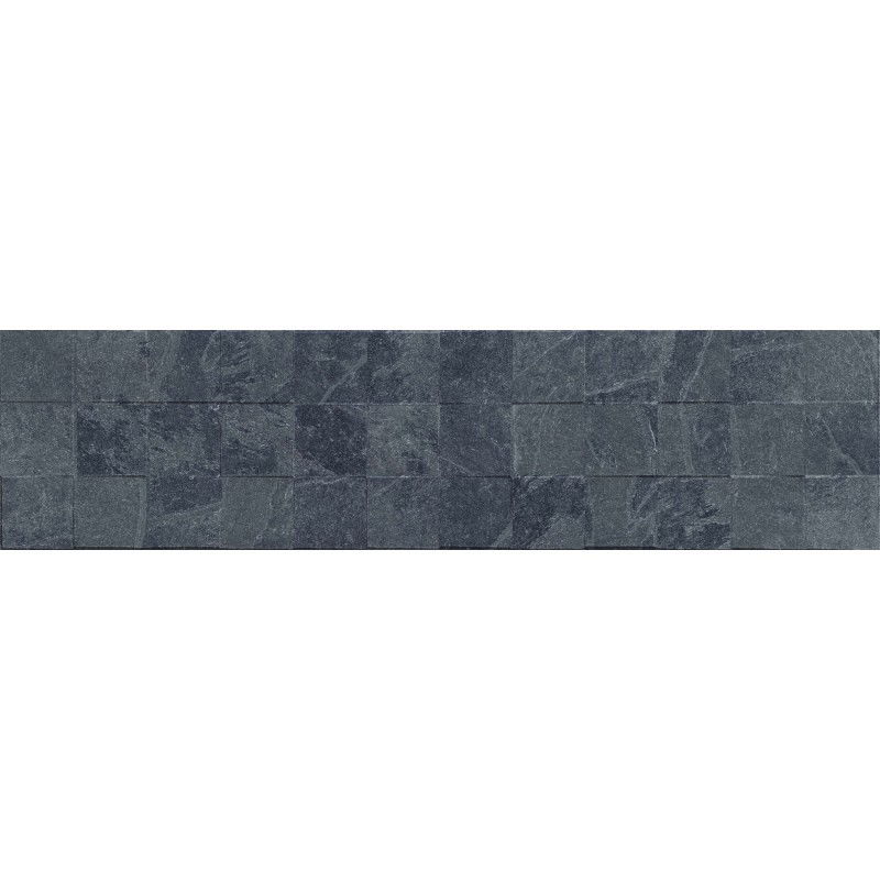 Mexen Icon Lyon Nero glazed rectified stoneware tile G1, wall tile 120 x 30 cm, matte - TL712-120-030-52