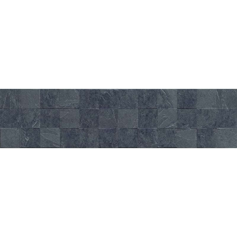 Mexen Icon Lyon Nero glazed porcelain rectified. G1, wall tile 120 x 30 cm, matte - TL712-120-030-52