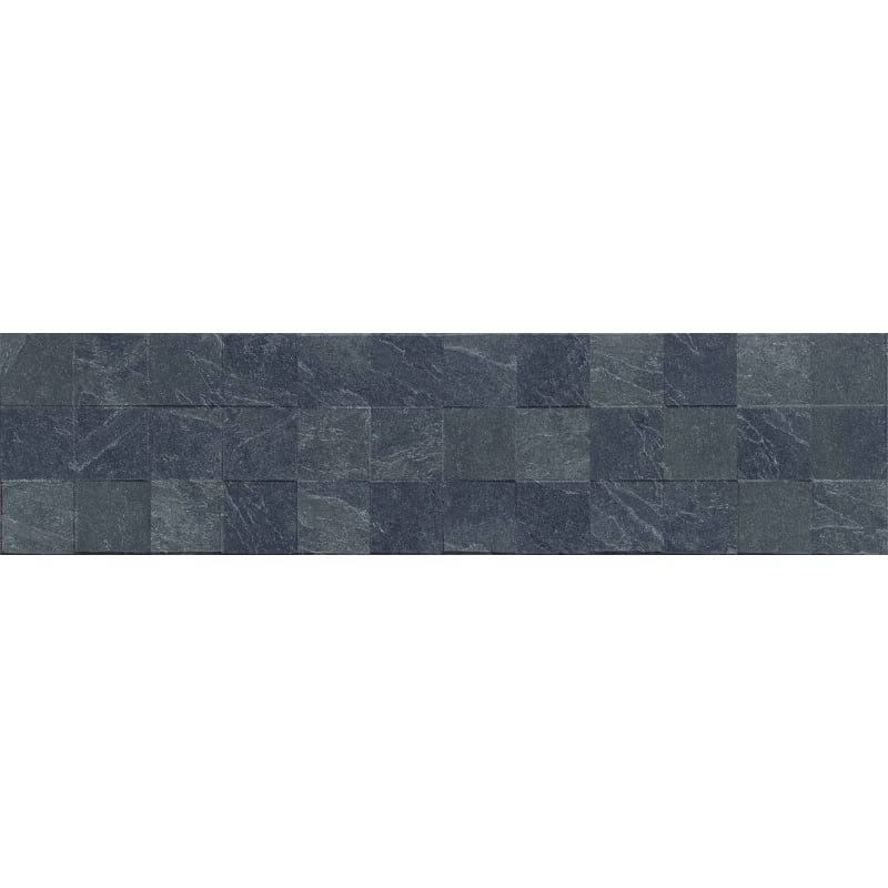 Mexen Icon Lyon Nero glazed porcelain rectified. G1, wall tile 120 x 30 cm, matte - TL712-120-030-52