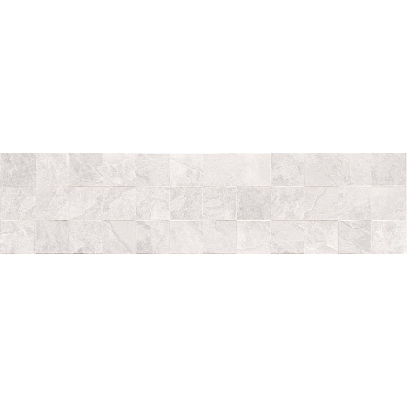 Mexen Icon Lyon Bianco glazed rectified tile G1, wall tile 120 x 30 cm, matte - TL712-120-030-53