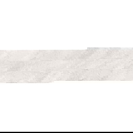 Mexen Icon Lyon Bianco glazed rectified porcelain tile G1, wall tile 120 x 30 cm, matte - TL712-120-030-53