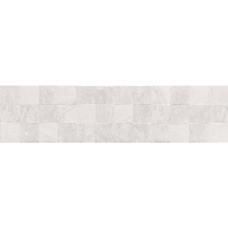 Mexen Icon Lyon Bianco glazed rectified tile G1, wall tile 120 x 30 cm, matte - TL712-120-030-53