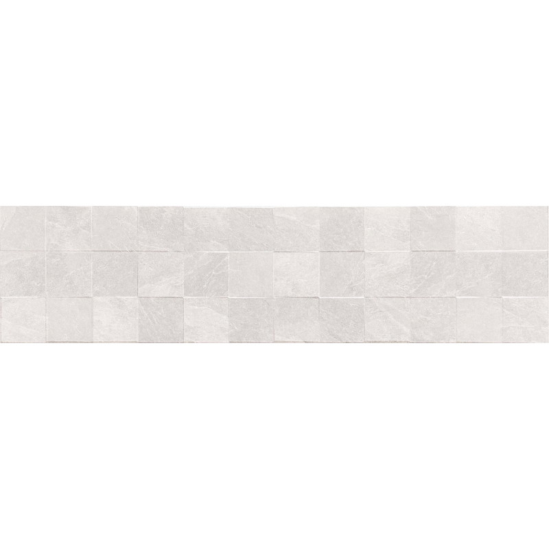 Mexen Icon Lyon Bianco glazed rectified tile G1, wall tile 120 x 30 cm, matte - TL712-120-030-53