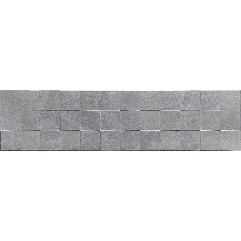 Mexen Icon Lyon Grey glazed rectified G1, floor-wall tile 120 x 30 cm, matte - TL712-120-030-54
