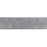 Mexen Icon Lyon Gris glazed rectified stoneware wall tile, 120 x 30 cm, matte - TL712-120-030-54